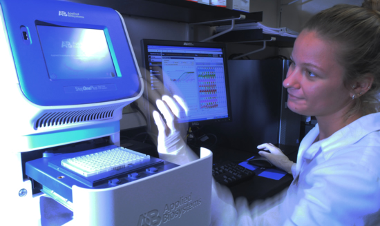 ABI StepOne Plus, Chaminade University student E. Andrie, 2014